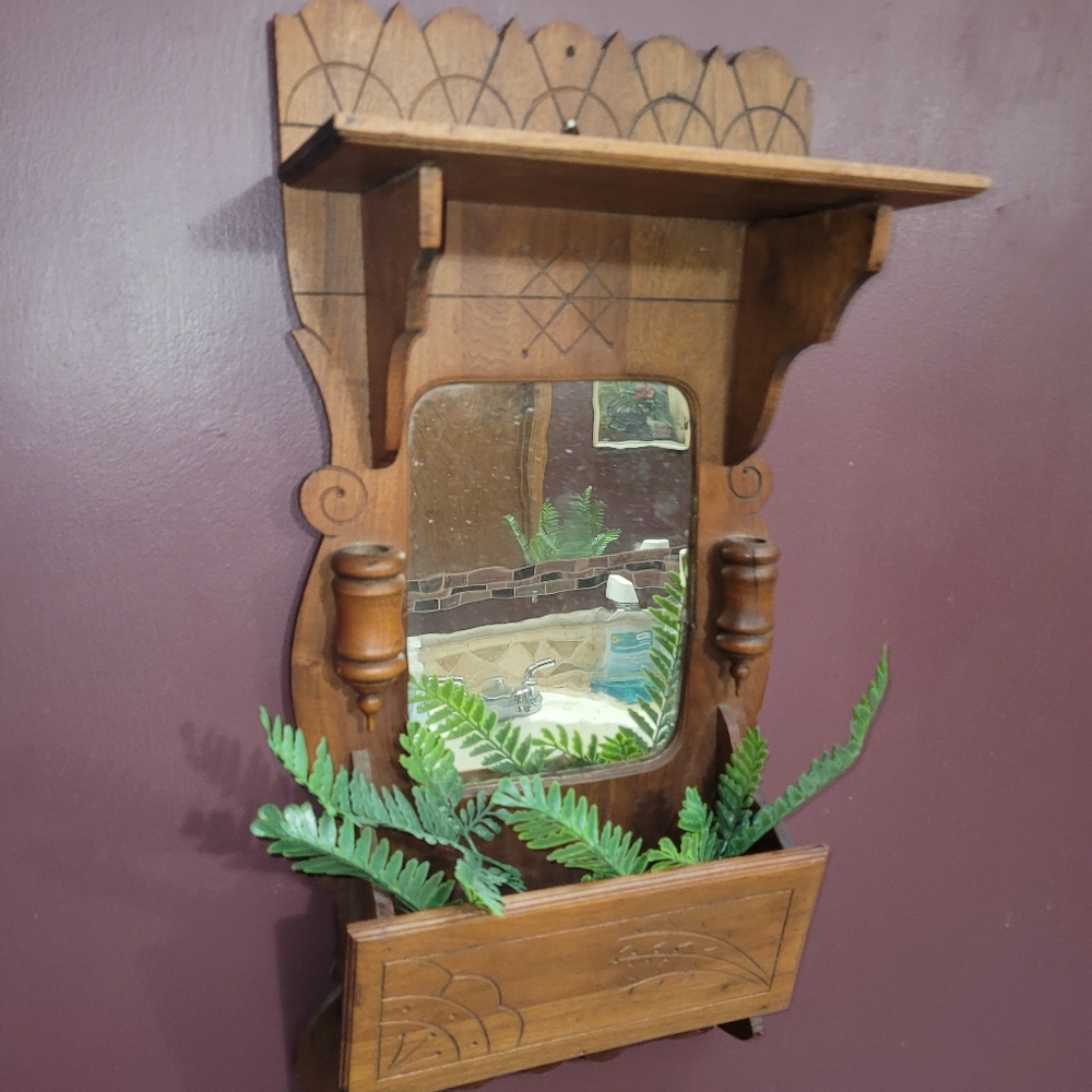 Vintage Hanging Wall Shelf